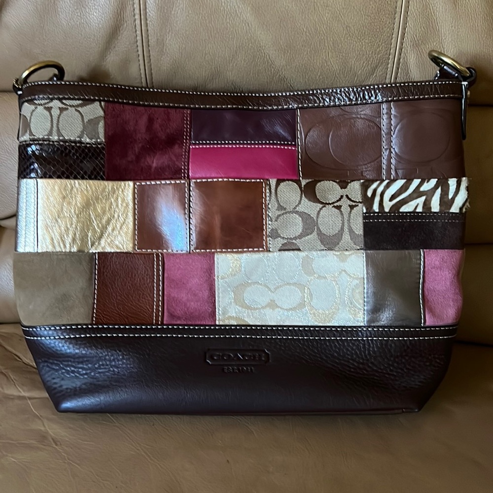 Coach Holiday Patchwork